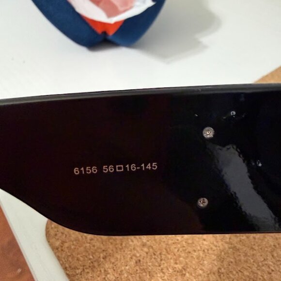Gucci Oversized Square Black Sunglasses With Gold GG Logo main image 7